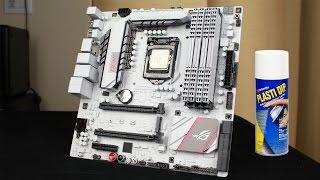 PAINT A MOTHERBOARD (PLASTIDIP) - GUIDE