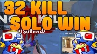 H1Z1 32 Kill Solo Win!