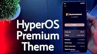 HyperOS Premium Theme For Any Xiaomi Device's | New System Ui Theme | #hyperos