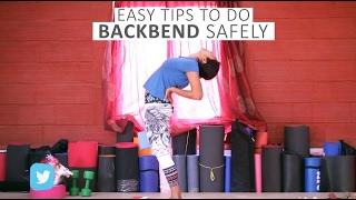 Easy tips to do Backbend safely