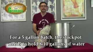 Brew In A Bag- All Grain Beer Brewing Demo