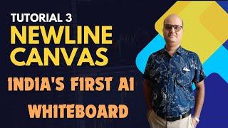 Interactive flat panel training video Newline Canvas Tutorial III, AI Digital board demo video