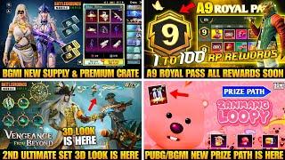  Bgmi New Premium/Supply Crate | A9 Royal Pass | Next Ultimate Outfit | Next Prize Path In Bgmi