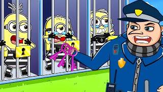 Rescue Kevin, Bob, Stuart !!! Felonious Gru Open the door!!! Funny Minions Try Not To Laugh Episode