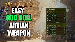 How to roll GOD stat Artian Weapon Monster Hunter Wilds Guide