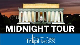 Famous Washington DC Monuments AT NIGHT