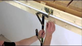 Loft ladder clickFIX 76 Silver from DOLLE - How to mount your loft ladder