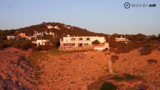 Aerial footage of Hostal la Torre, Ibiza