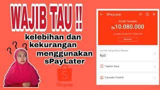 JANGAN AKTIFKAN JIKA TIDAK TAU KELEBIHAN DAN KEKURANGAN MENGUNAKAN SHOPEE PAYLATER // Lynda purnama