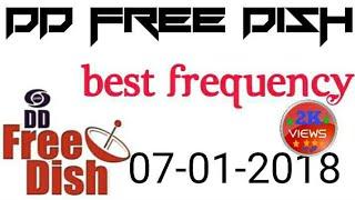 DD FREE DISH BEST Frequency 07-01-2018 by tech guruji