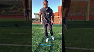 Agility Ladder Footwork Drills #shorts