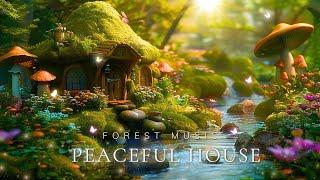 The Peace of The Moss House Next to The StreamEnchanting Forest Music Heals mood, Relaxes, Sleeps