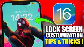 iOS 16 Lock Screen CUSTOMIZATION ( Lock Screen Setup Tips & Tricks )