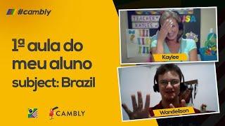 Cambly - Brasileiro Iniciante falando com Nativos - Aula #1 do Wandeilson - cambly free minutes code