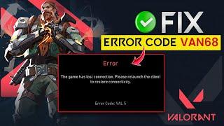 How to Fix Error Code Val 5 in Valorant on PC | The Game Has Lost Connection