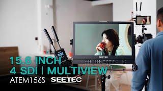 SEETEC ATEM156S BROADCAST AND DIRECTOR MONITOR WITH 4 SDI AND MULTIVIEW MODE