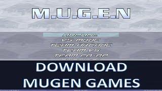 How to download Mugen Games on GoogleDrive 【 Mugen Tutorials 】