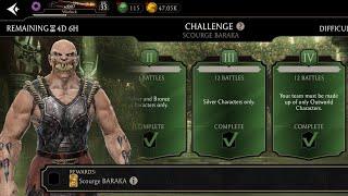 Challenge Scourge Baraka in Mortal Kombat X