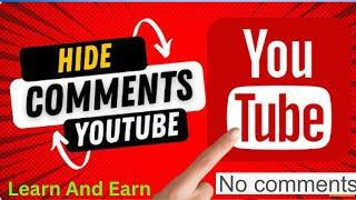 HOW TO HIDE COMMENTS ON YOUTUBE | COMMNETS HIDE KAISE KARY