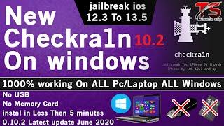 New Checkra1n 0.10.2 jailbreak 12.3 To 13.5 On Windows All Pc june 2020