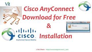Cisco AnyConnect VPN Client Download for Free & Installation@vitechtalks6017| Cisco VPN