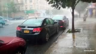 Severe Supercell Thunderstorm Bronx NY, 8/25/2020 #Storm