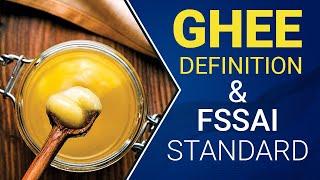 Ghee | FSSAI Standard