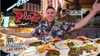 I Ate on The NEW Patio at The Best Reviewed Steakhouse in Las Vegas! (Oscar's Steakhouse)