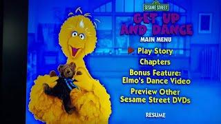 Sesame Street Get Up and Dance 2003 DVD Menu Walkthrough