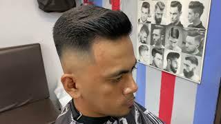 Fade a gentlemen side-part By barbershop jayhaircut