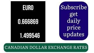 Current canadian exchange 09 September 2024 canadian dollar trading live rates usd to cad today 