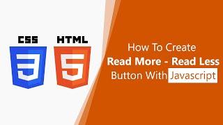 how to create a "read more - read less" button with JavaScript