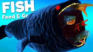 NEW DARK BLOOP vs PREHISTORIC PROGNATHADON | Feed & Grow Fish