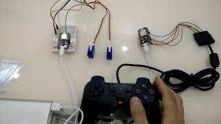 ESP8266 controlling servos over ESP-NOW using PS2 controller