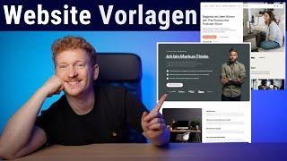 Wo gibt es die besten Website Vorlagen? - Meine Top 3 ‍