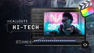 Learn how to use mCallouts Hi-Tech Plugin inside of Final Cut Pro — MotionVFX