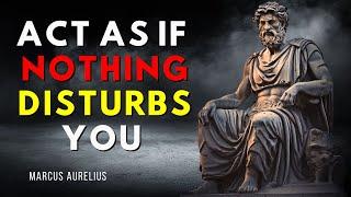 Act Like Nothing DISTURBS You Anymore | This is very powerful | Stoicism