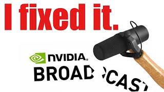 Nvidia Broadcast Cracking and Popping FIX