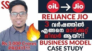 Market Leader in 3 Years!! How did Reliance Jio Do It? Jio Business Growth Case Study Malayalam