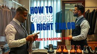 HOW TO CHOOSE THE RIGHT TAILOR | KEY QUESTIONS TO ASK | FASHION KNOWLEDGE