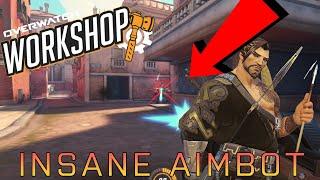 How to code INSANE AIMBOT in the Overwatch Workshop! (You never miss!)