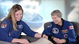 A memorable meeting between Jenni Sidey-Gibbons and Roberta Bondar