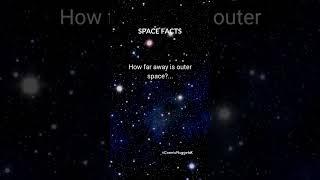 How far away is space? 