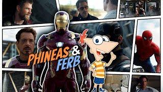 Phineas And Ferb Ft. Marvel | Udit Edits