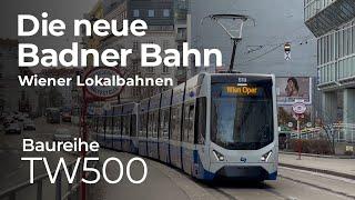 Die neue Badner Bahn - TW500 - Eindrücke & Mitfahrt zwischen Wien Oper und Baden Josefsplatz