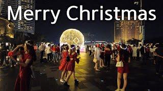 Christmas Ambience by the Chao Phraya River in Bangkok, Thailand [4K]