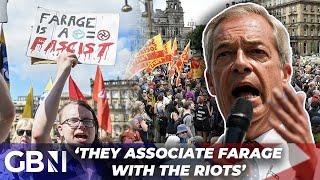 Nigel Farage's office TARGETED as HUNDREDS of anti-racism activists blame Reform UK leader for riots