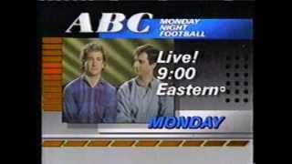 Balki and Larry in ABC Monday Night Football commercial circa 1988