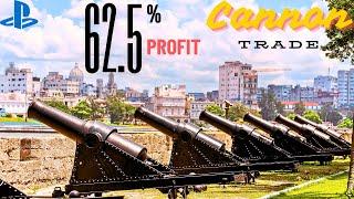 Quick Cash in Anno 1800: Master the Cannon Trade for 62.5% Profit!