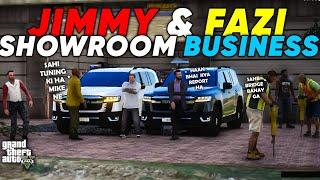 NOW JIMMY & FAZI WILL LOOKAFTER SHOWROOM BUSINESS | GTA 5 | Real Life Mods #592 | URDU |